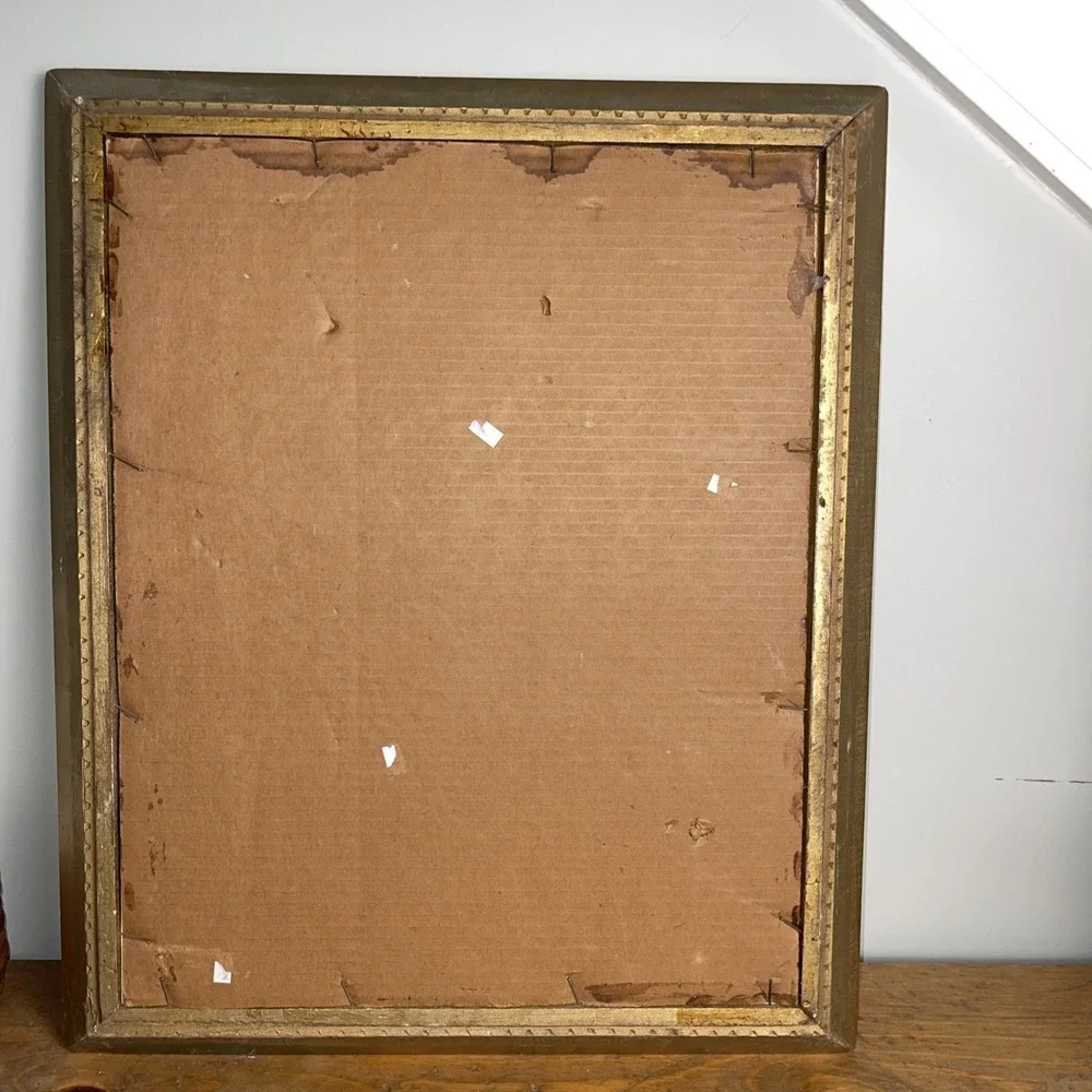 Vintage Pinkie Framed Print Wood Frame 1979 Beautiful 20 X 24‎